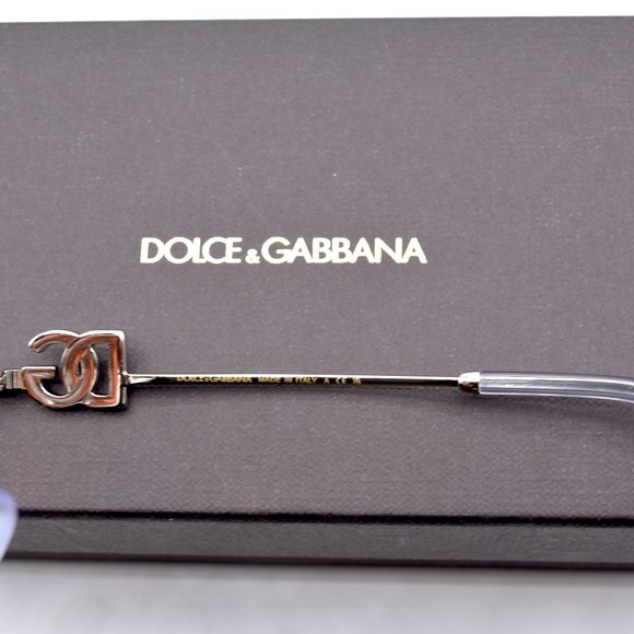 NEW DOLCE & GABBANA DG2292 IRIDESCENT RIMLESS SHIELD AUTHENTIC SUNGLASSES - Picture 14 of 15